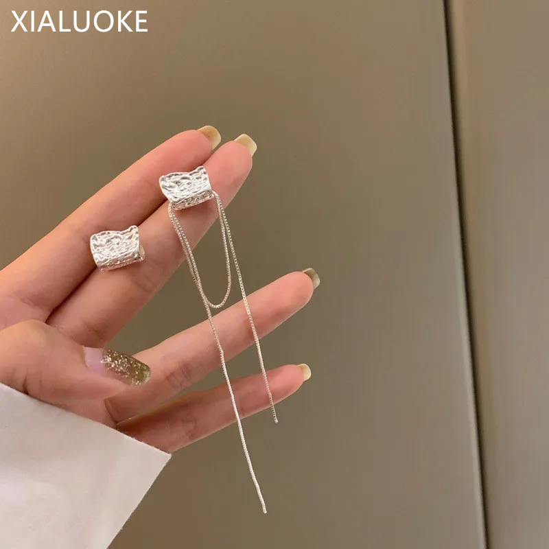 XIALUOKE Long Tassel Metal Geometrical Irregular Chain Drop Earrings For Women Minimalism Joker Dangle Earring Party Jewelry
XIALUOKE Long Tassel Metal Geometrical Irregular Chain Drop Earrings For Women Minimalism Joker Dangle Earring Party Jewelry