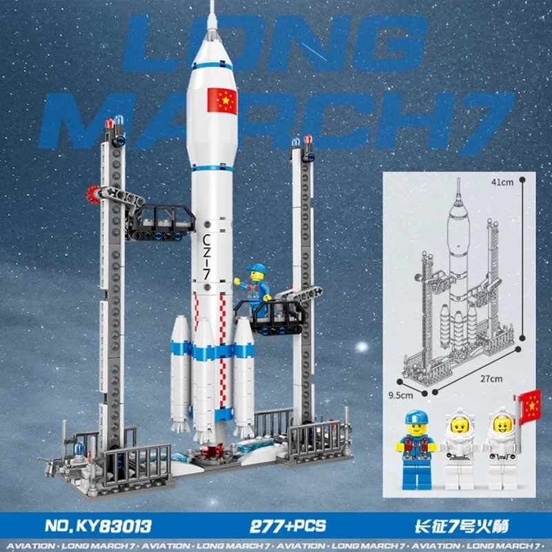 277pcs Kaizhi 83013 Long March 7 Rocket Lunar Login Launch Control Base Space Station Boy Building Block Gifts
277pcs Kaizhi 83013 Long March 7 Rocket Lunar Login Launch Control Base Space Station Boy Building Block Gifts