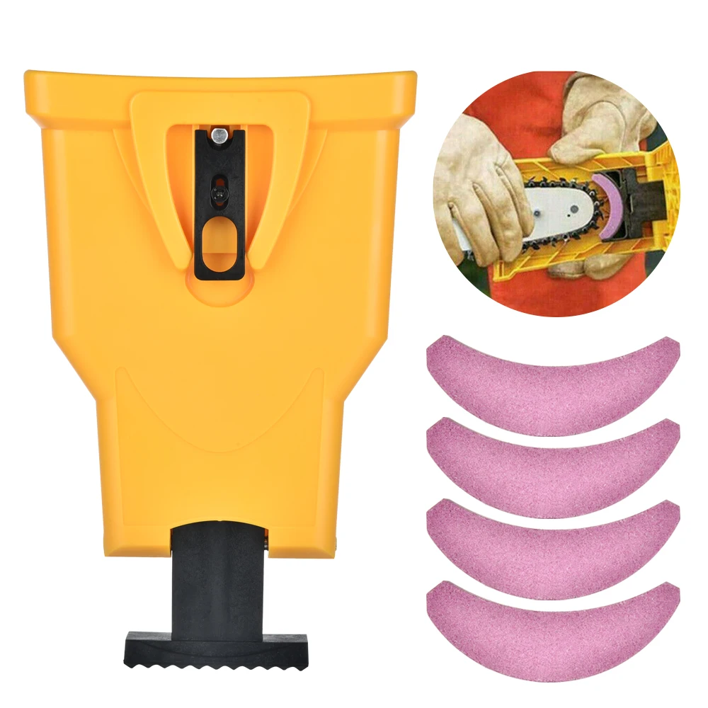 Chainsaw Teeth Sharpener Tool Durable Woodworking Sharpen Chain Saw Fast Grinding Sharpening Chainsaw With 5pcs Whetstone
Chainsaw Teeth Sharpener Tool Durable Woodworking Sharpen Chain Saw Fast Grinding Sharpening Chainsaw With 5pcs Whetstone