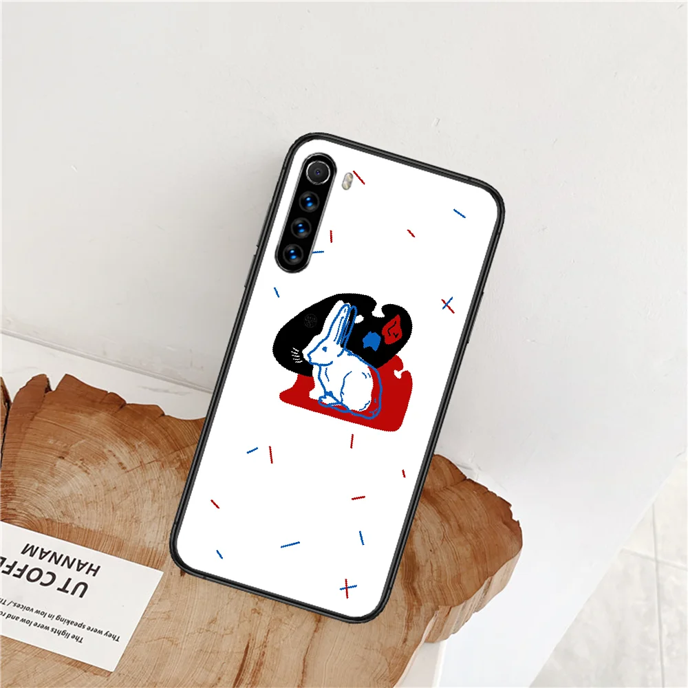 Candy White Rabbit Chinese Brand Phone Case For Xiaomi Redmi Note 7 8 8T 9 9S 4X 7 7A 9A K30 Pro Ultra black Bumper Trend Cell
Candy White Rabbit Chinese Brand Phone Case For Xiaomi Redmi Note 7 8 8T 9 9S 4X 7 7A 9A K30 Pro Ultra black Bumper Trend Cell
