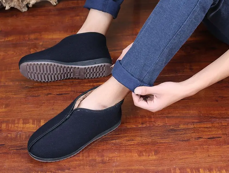 winter warm shaolin monk kung fu shoes zen lay meditation sneakers taoist taiji wushu martial arts | Спорт и развлечения