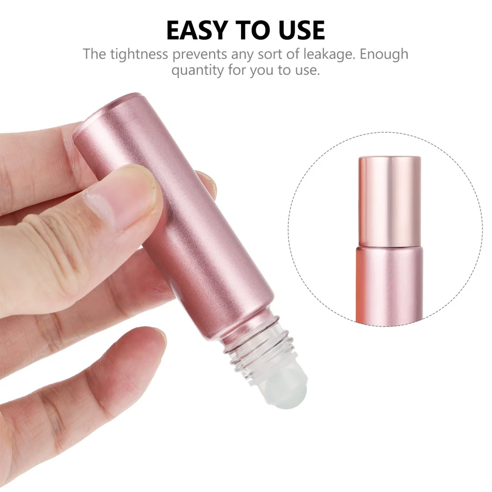 6Pcs 10ml Essential Oil Aromatherapy Glass Roller Bottles Container Dispenser
6Pcs 10ml Essential Oil Aromatherapy Glass Roller Bottles Container Dispenser