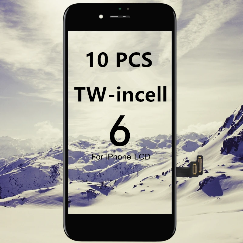 10 шт., ЖК-дисплей для iPhone 6, запасная деталь для замены экрана с сенсорным дигитайзером для iPhone 6, ЖК-дисплей
10 шт., ЖК-дисплей для iPhone 6, запасная деталь для замены экрана с сенсорным дигитайзером для iPhone 6, ЖК-дисплей