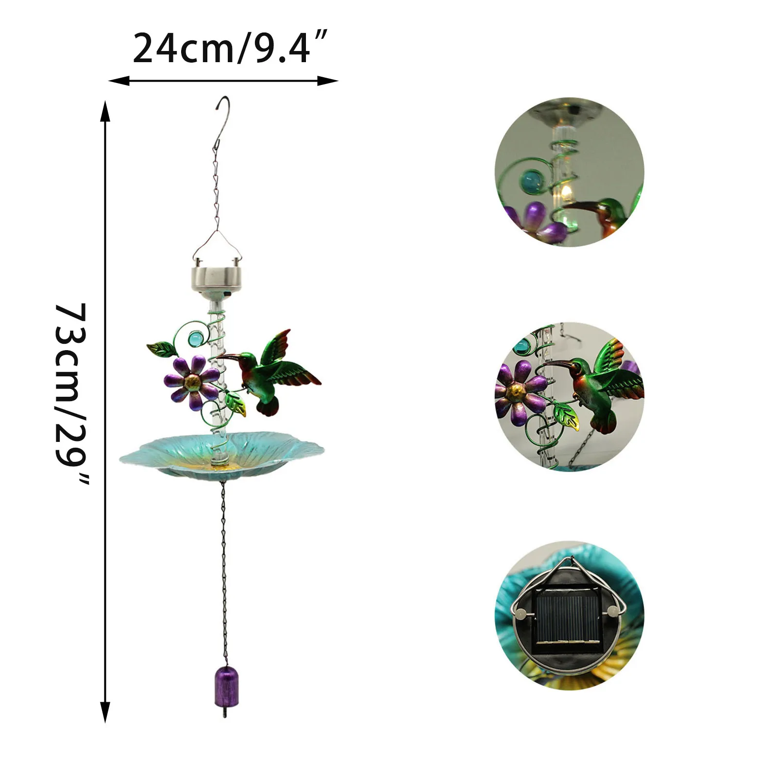 Solar Bird Feeder Wild Bird Hanging Suet Feed Tube Holder Outdoor Garden Hanging Bird Feeder Dropshipping 2021
Solar Bird Feeder Wild Bird Hanging Suet Feed Tube Holder Outdoor Garden Hanging Bird Feeder Dropshipping 2021