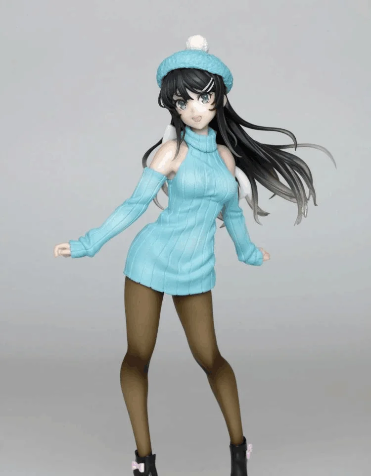 Anime Taito Hentai Figure Aobuta Sakurajima Mai Knit Dress Ver Mai Senpai PVC Action Figure Model Doll Toys
Anime Taito Hentai Figure Aobuta Sakurajima Mai Knit Dress Ver Mai Senpai PVC Action Figure Model Doll Toys