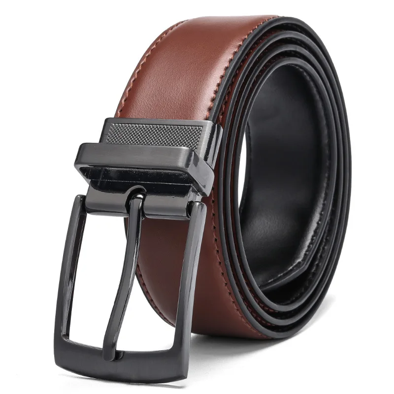 BEAFIRY Reversible Belts for Men Top Grain Leather Casual Dress Belt Rotating Buckle Brown Blue Adjustable Trim to Fit Gift Box
BEAFIRY Reversible Belts for Men Top Grain Leather Casual Dress Belt Rotating Buckle Brown Blue Adjustable Trim to Fit Gift Box