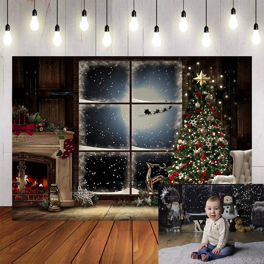 Рождественский фон для фотосъемки интерьер XmasTrees зимний оконный венок детский душ праздничные украшения фон для фотостудии 
Рождественский фон для фотосъемки интерьер XmasTrees зимний оконный венок детский душ праздничные украшения фон для фотостудии