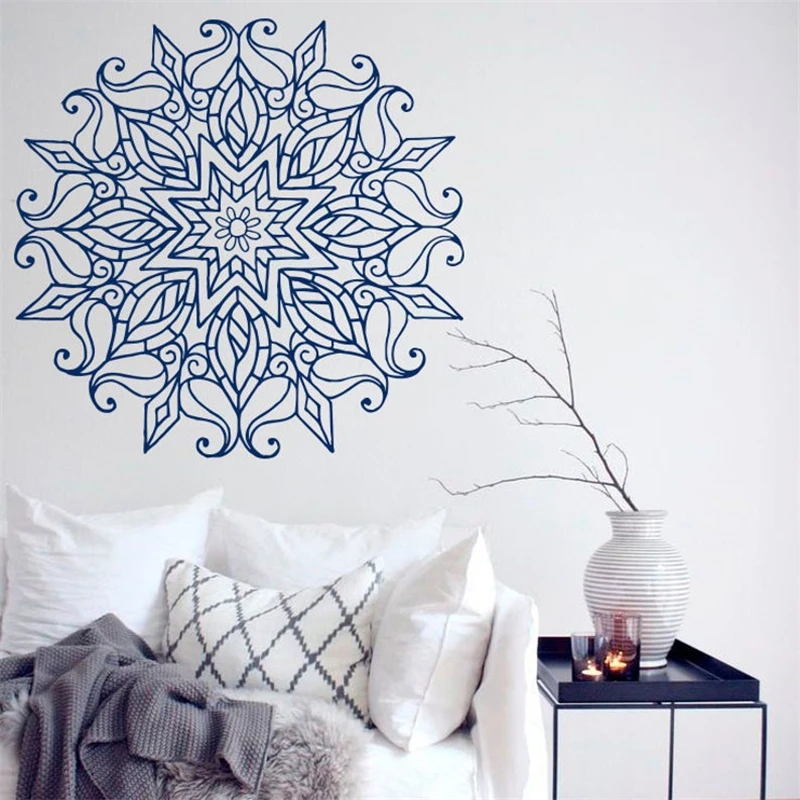 Wall Decal Mandala Moroccan Ornament Pattern Flower Namaste Indian Circle Geometric Yoga Bohemian Dorm Home Decor Sticker HY1552
Wall Decal Mandala Moroccan Ornament Pattern Flower Namaste Indian Circle Geometric Yoga Bohemian Dorm Home Decor Sticker HY1552