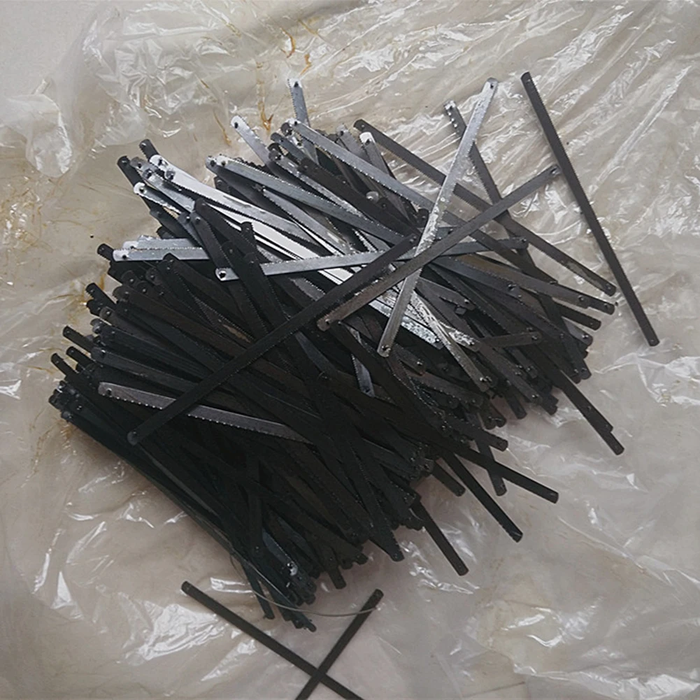 100pcs Hacksaw Blades 150mm/6inch Metalworking Saw Blade High Carbon Steel For Cutting PE PVC Pipe Meat
100pcs Hacksaw Blades 150mm/6inch Metalworking Saw Blade High Carbon Steel For Cutting PE PVC Pipe Meat