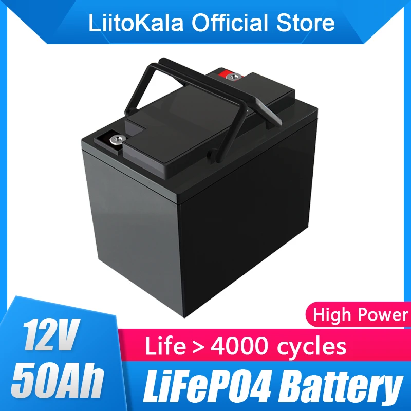 Аккумулятор LiitoKala литий-железо-фосфатный, 12,8 В, 12 В, 50 Ач, 3,2 в, для системы хранения солнечной энергии
Аккумулятор LiitoKala литий-железо-фосфатный, 12,8 В, 12 В, 50 Ач, 3,2 в, для системы хранения солнечной энергии