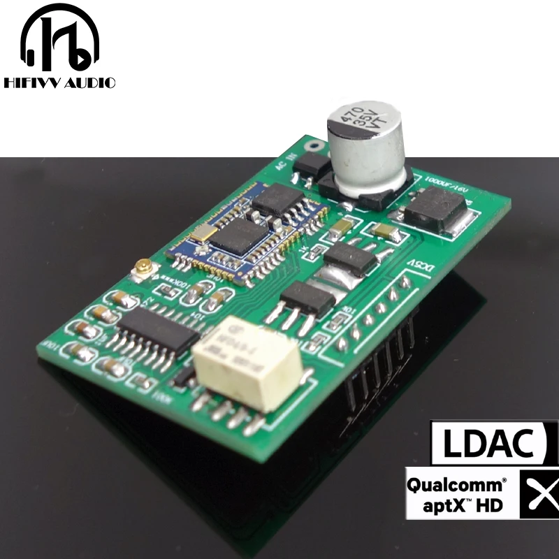 Bluetooth 5 1 Аудио Звуковая карта QCC5125 QCC3034 модуль DAC аналоговый вход жесткое