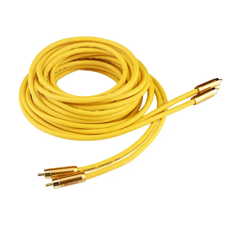 Brand New One Pair X412 Hifi Audio M.C D102 MK III Silver Plated Rca Cable With 24k Gold Plated Connector
Brand New One Pair X412 Hifi Audio M.C D102 MK III Silver Plated Rca Cable With 24k Gold Plated Connector