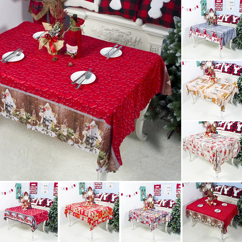 Polyester Tablecloth Dinner Table Cover Home Christmas Decoration Party Supplies
Polyester Tablecloth Dinner Table Cover Home Christmas Decoration Party Supplies