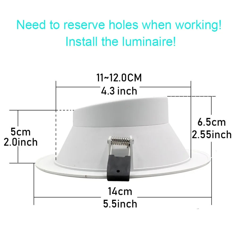 Zigbee Smart Downlight Retrofit Recessed 4inch Alexa Echo Plus Google Home Philips SmartThings Hue Smart Ceiling Lighting 10W
Zigbee Smart Downlight Retrofit Recessed 4inch Alexa Echo Plus Google Home Philips SmartThings Hue Smart Ceiling Lighting 10W
