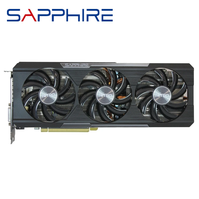 Видеокарта SAPPHIRE R9 390 4 Гб AMD Radeon R9390 видеоэкран карты GPU плата настольный компьютер