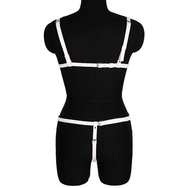 Sexy Leather Harness Dress Belt Waistband Adjustable Punk Goth Body Bondage Women Waist Belt Cage Skirt Fetish Wear Suspender
Sexy Leather Harness Dress Belt Waistband Adjustable Punk Goth Body Bondage Women Waist Belt Cage Skirt Fetish Wear Suspender