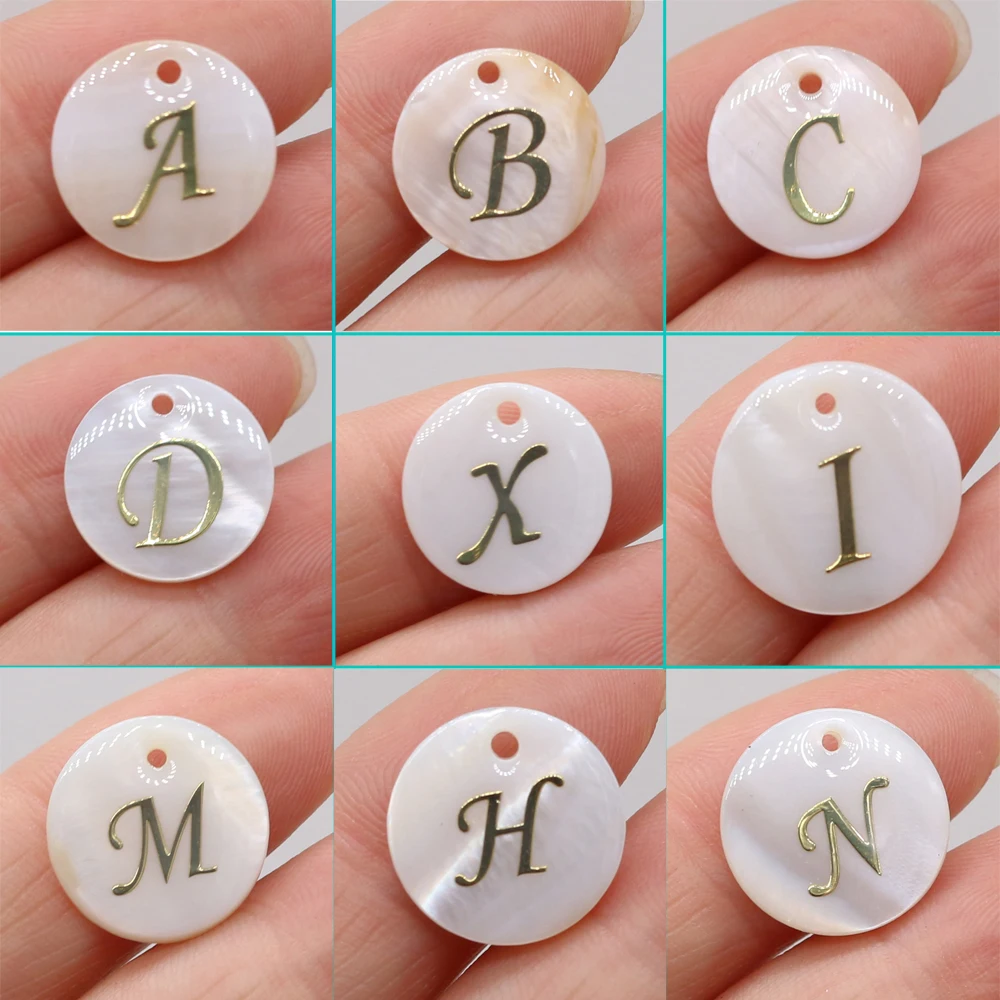 Wholesale 26 Capital Letter Seashell Beads Natural Shell Bead Jewelry Accessories for DIY Earrings Necklace Gifts
Wholesale 26 Capital Letter Seashell Beads Natural Shell Bead Jewelry Accessories for DIY Earrings Necklace Gifts