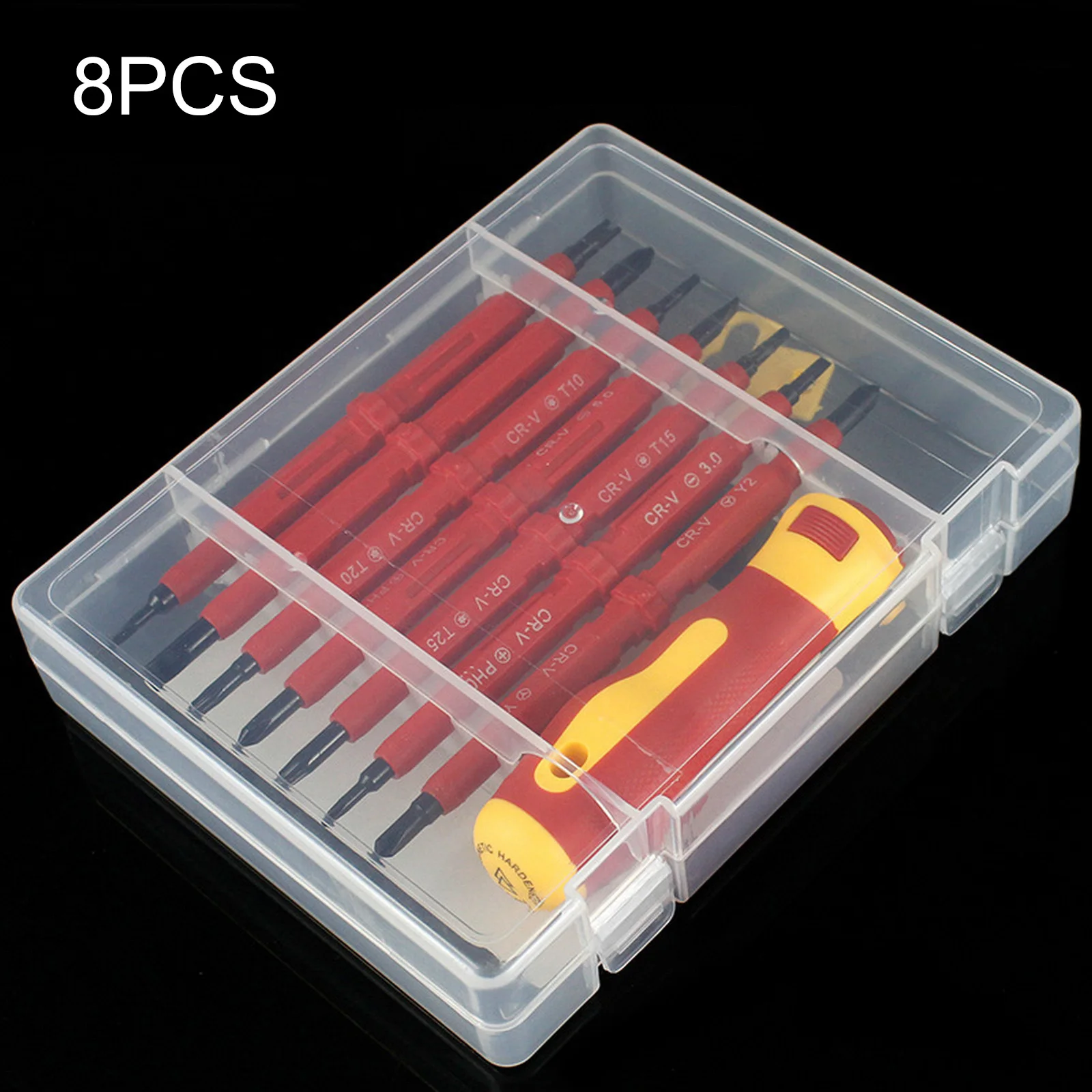 8 Piece Screwdriver Set Magnetic Cross Slotted Electrician Screwdriver Repair Manual Tool Precision Set Detachable Magnet Head
8 Piece Screwdriver Set Magnetic Cross Slotted Electrician Screwdriver Repair Manual Tool Precision Set Detachable Magnet Head