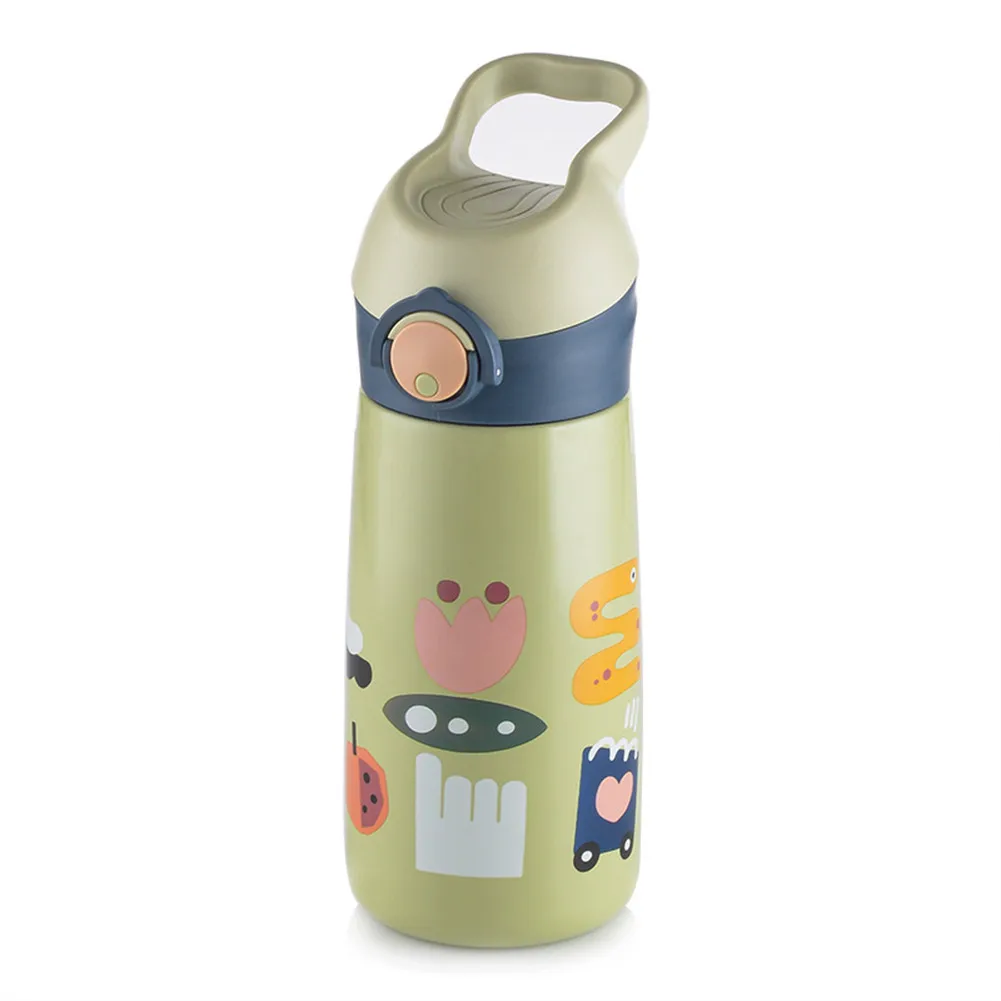 Stainless Steel Water Bottle Children's Thermos With Straw Leak-proof Vacuum Flacks Insulated Student Cartoon Kettle 450ml
Stainless Steel Water Bottle Children's Thermos With Straw Leak-proof Vacuum Flacks Insulated Student Cartoon Kettle 450ml