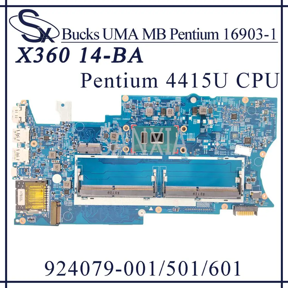 Материнская плата KEFU 16903 1/2 для ноутбука HP PAVILION X360 14 BA оригинальная материнская