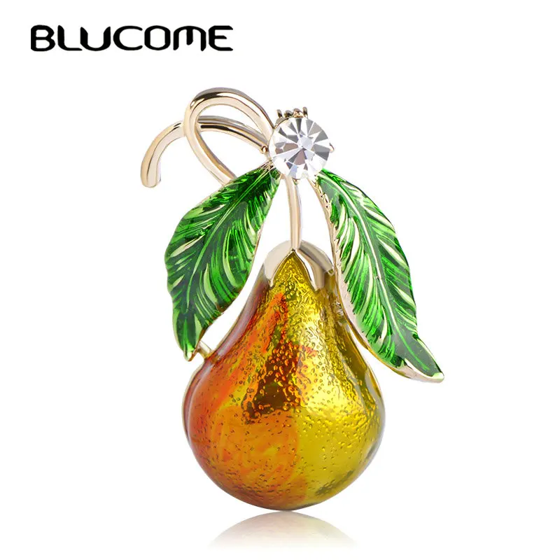 Blucome Cute Green Leaves Yellow Gourd Pear Brooches For Women Men Kids Clothes Accessories Enamel Suit Scarf Shoulder Clips Pin
Blucome Cute Green Leaves Yellow Gourd Pear Brooches For Women Men Kids Clothes Accessories Enamel Suit Scarf Shoulder Clips Pin