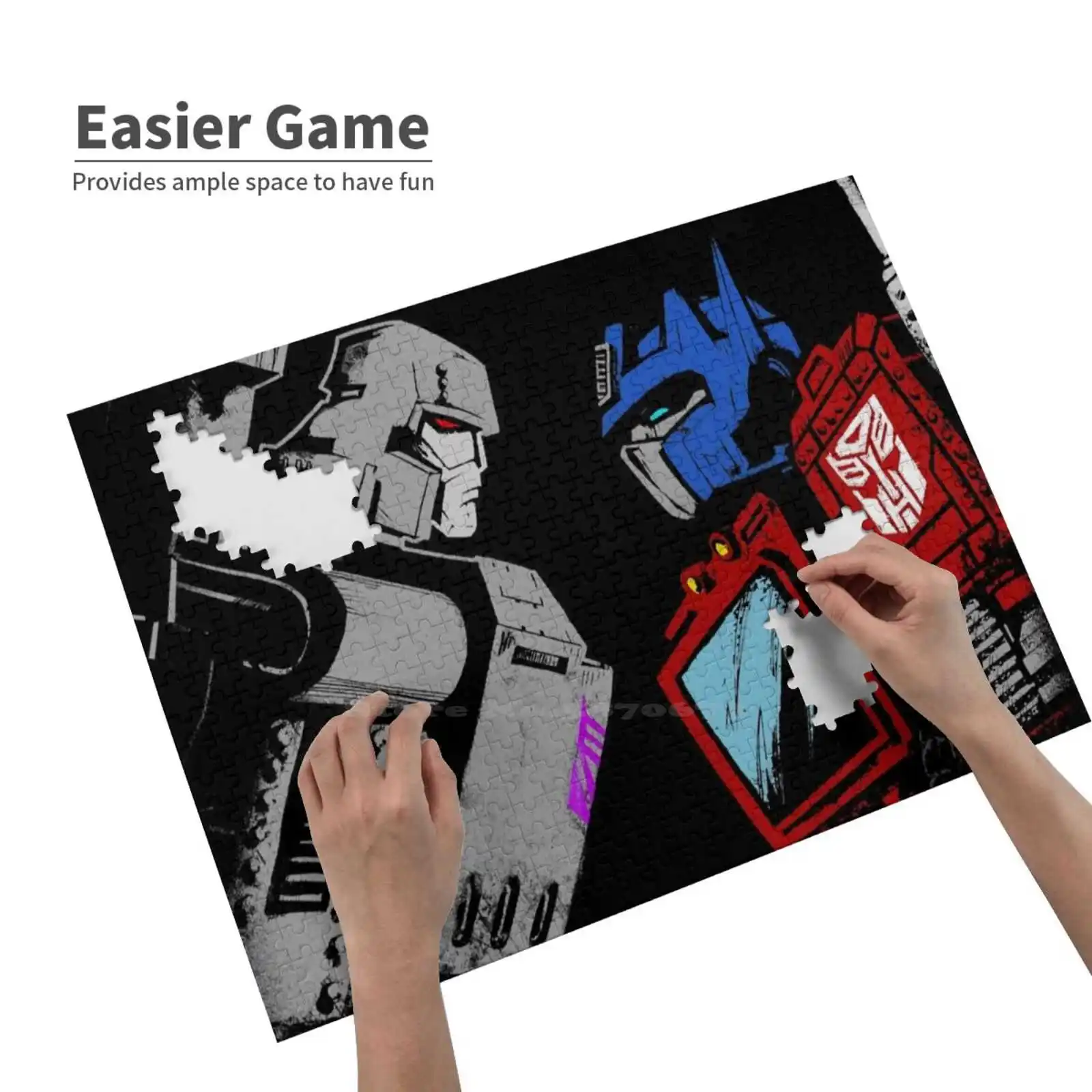 Полноцветный пазл Megatron для взрослых головоломки игры с давлением детей игрушки G1
