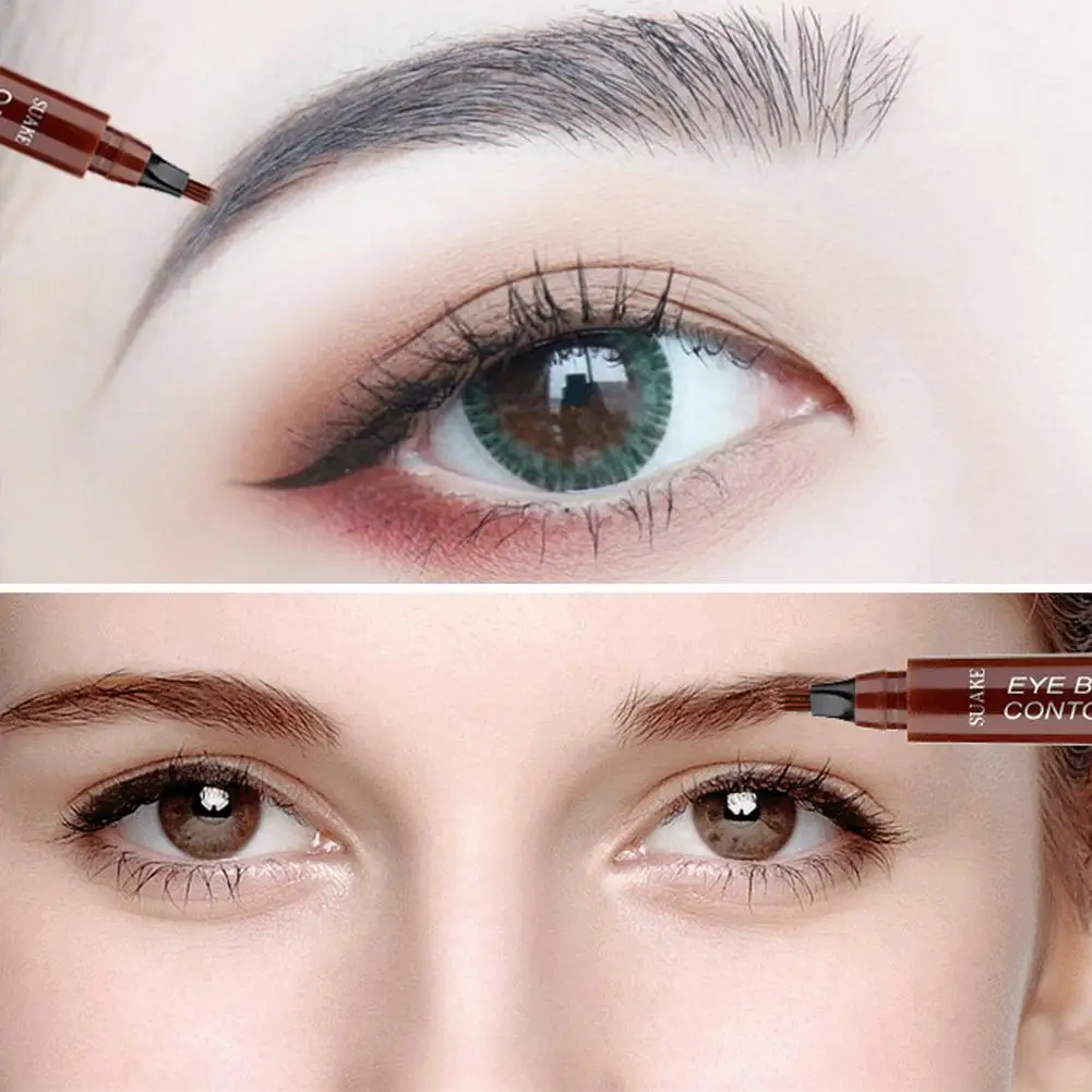 4 Points Eyebrow Pen 5 Colors Liquid Brow Pencil Dark Brown Microblading Eyebrow Pencil Waterproof Eyebrow Tattoo Pen Cosmetic
4 Points Eyebrow Pen 5 Colors Liquid Brow Pencil Dark Brown Microblading Eyebrow Pencil Waterproof Eyebrow Tattoo Pen Cosmetic