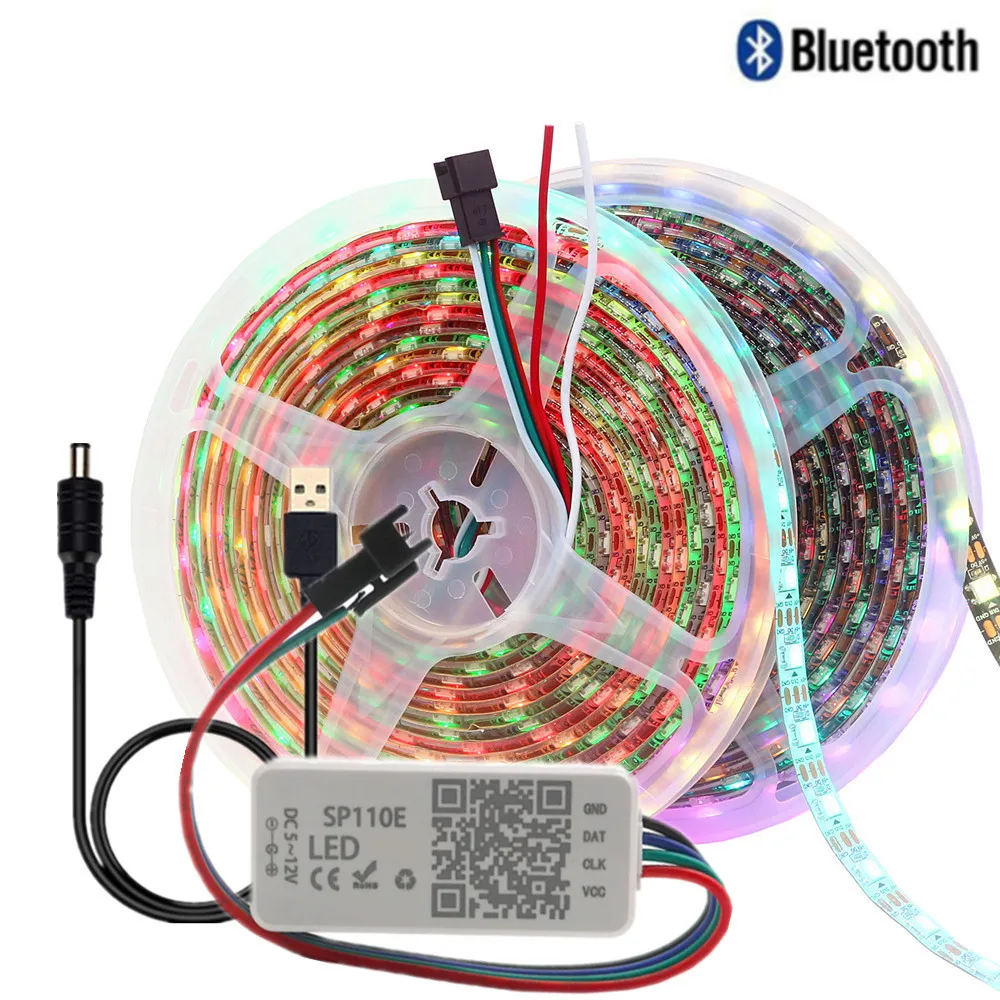 Bluetooth Mini Controller 5V WS2812B WS2812 5050 Led Pixel Strip Individually Addressable Smart RGB Strip Light Tape IP30/65/67
Bluetooth Mini Controller 5V WS2812B WS2812 5050 Led Pixel Strip Individually Addressable Smart RGB Strip Light Tape IP30/65/67
