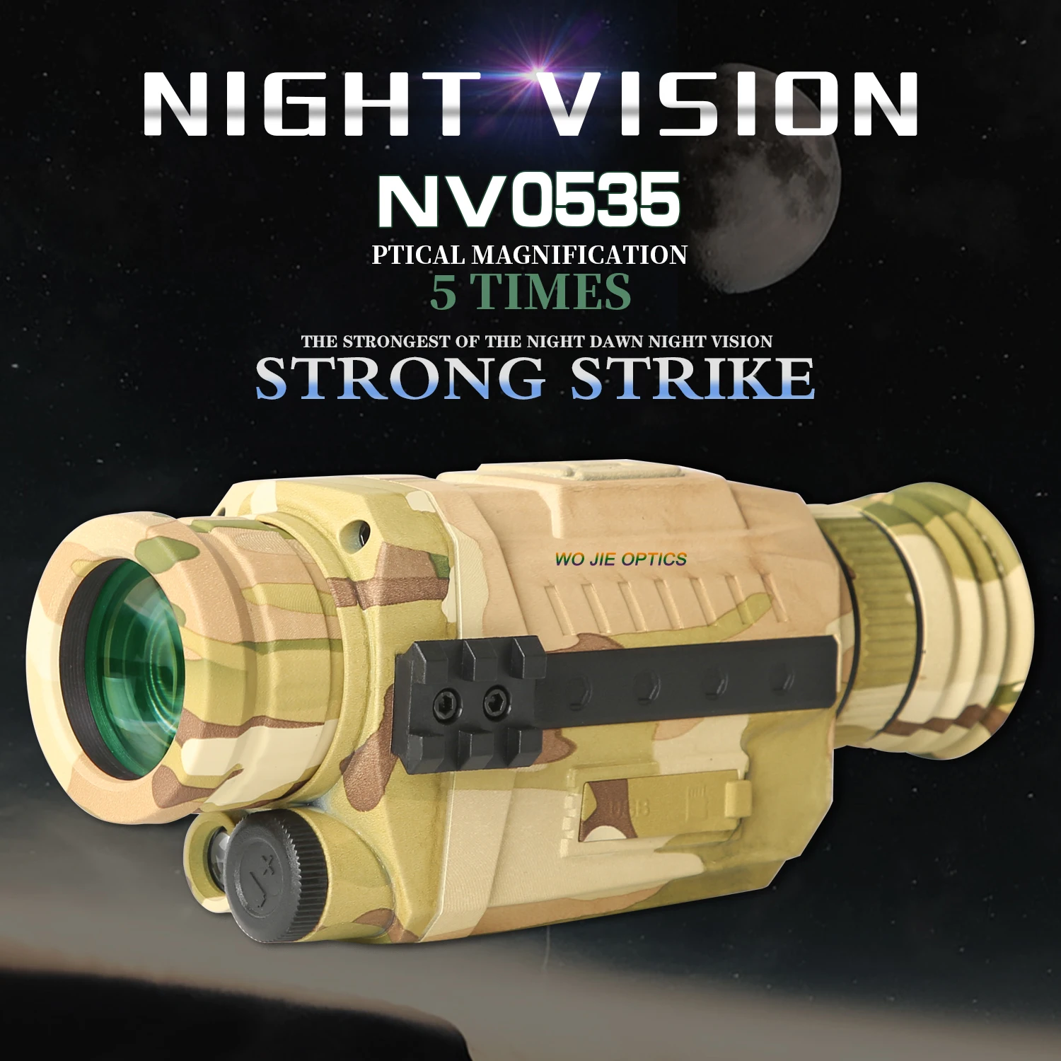

NV0535 ночное видение 5X инфракрасная цифровая камера Vedio 200m Диапазон Монокуляр прицел для охоты тактическое инфракрасное ночное видение Ночно...