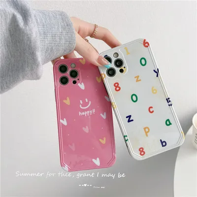 Color English Smiling Face Love Dark Pink And White Color Applies To Apple Mobile Phone Case All-Inclusive Individual 2021
Color English Smiling Face Love Dark Pink And White Color Applies To Apple Mobile Phone Case All-Inclusive Individual 2021