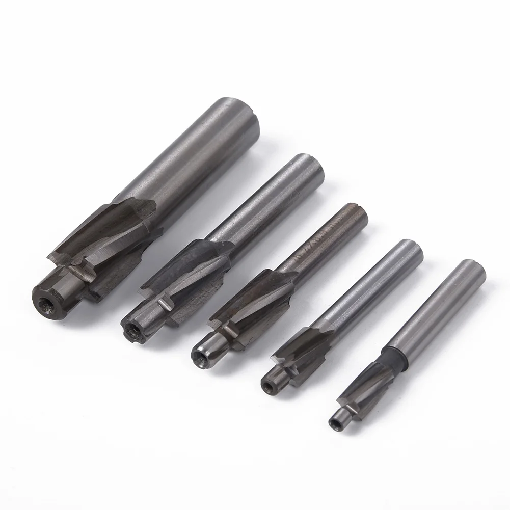 5pcs 4-Flute Countersink HSS-AL End Mill Cutter Pilot Slot Drill Bits Tool M3-M8
5pcs 4-Flute Countersink HSS-AL End Mill Cutter Pilot Slot Drill Bits Tool M3-M8