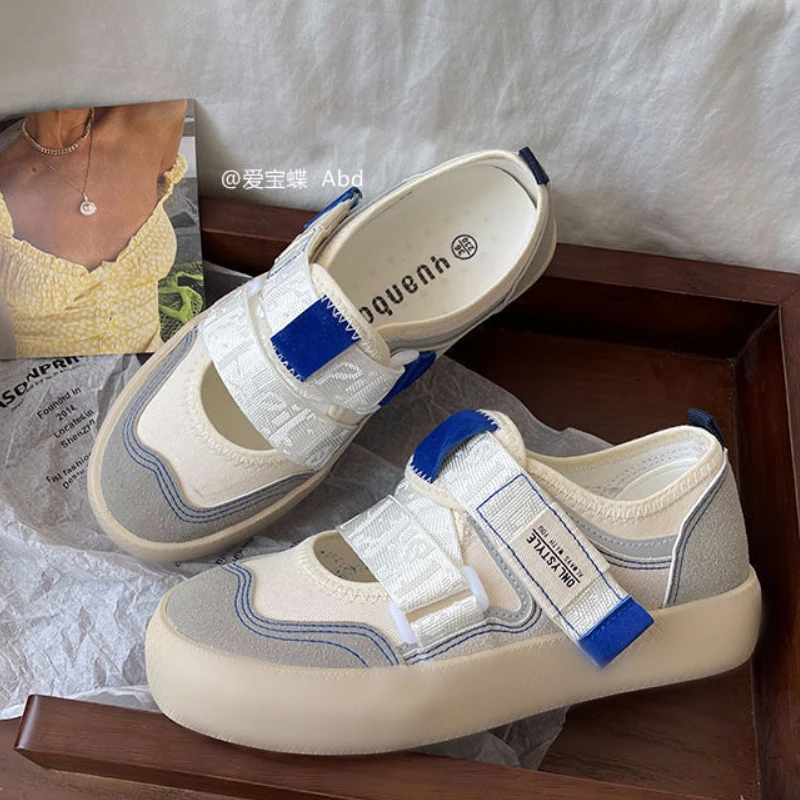 Summer New Women's Shoes Flat Shoes Velcro Retro Casual Shoes Forest Woman Vulcanize Shoes Platform Sneakers
Summer New Women's Shoes Flat Shoes Velcro Retro Casual Shoes Forest Woman Vulcanize Shoes Platform Sneakers