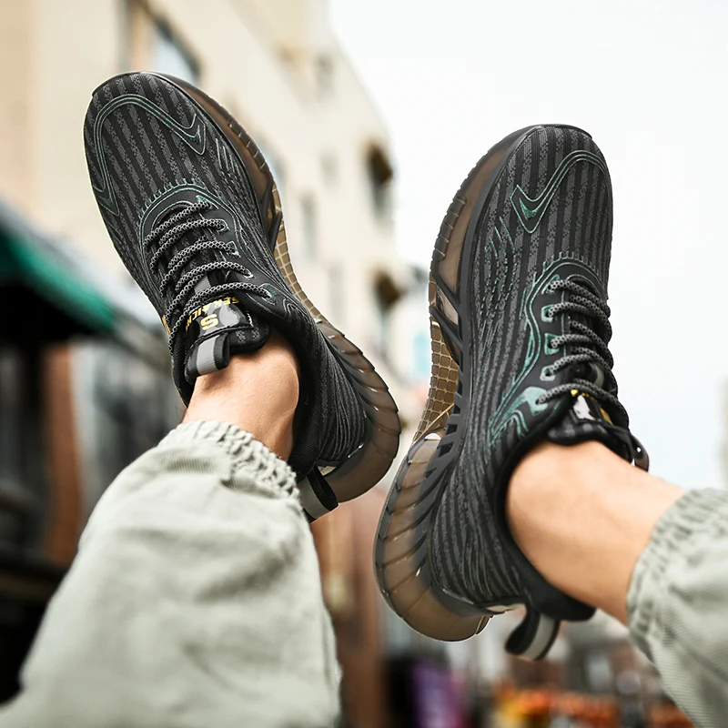 2021 summer men's sports shoes men's running shoes outdoor black sports shoes men's knitted tennis training running shoes X199
2021 summer men's sports shoes men's running shoes outdoor black sports shoes men's knitted tennis training running shoes X199
