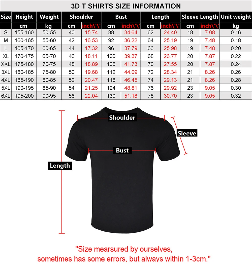 2021 summer new 3D printing T-shirt animal print men's T-shirt printing casual T-shirt O-neck hip-hop short sleeve size S-6XL
2021 summer new 3D printing T-shirt animal print men's T-shirt printing casual T-shirt O-neck hip-hop short sleeve size S-6XL
