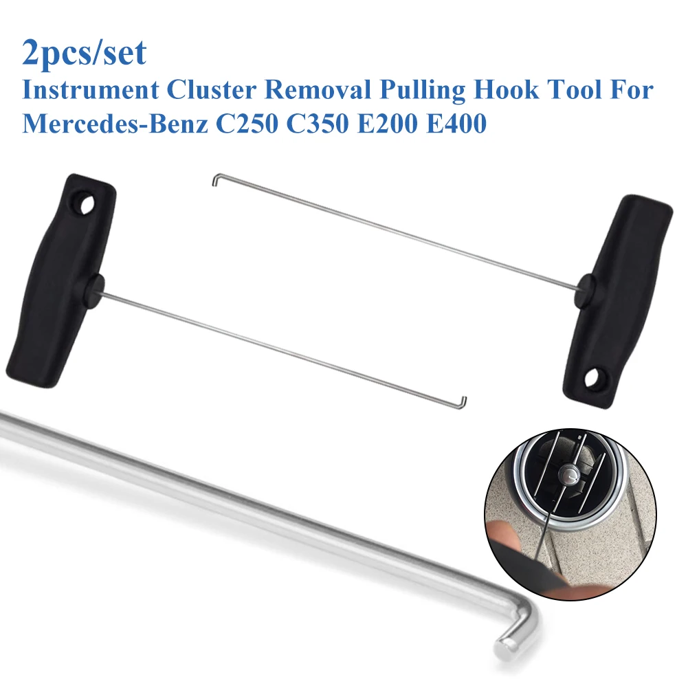 Pull-out Pull-out Hook tool Pull-out Hook Instrument Cluster Remover For Mercedes Benz Instrument Cluster Removal Remover
Pull-out Pull-out Hook tool Pull-out Hook Instrument Cluster Remover For Mercedes Benz Instrument Cluster Removal Remover