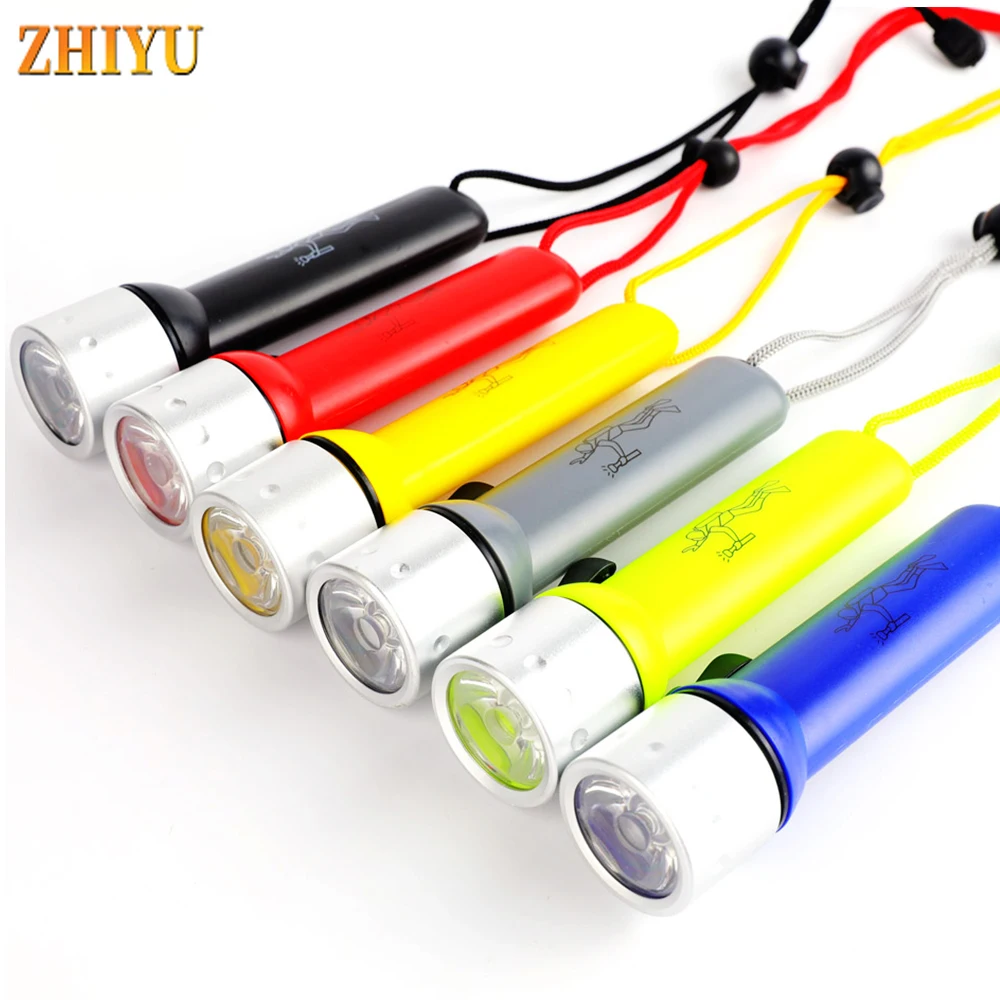 

ZHIYU LED Diving waterproof flashlights 2000LM CREE XML T6 LED Diving Torch Waterproof Lamp Outdoor lights using 4 AA batteries