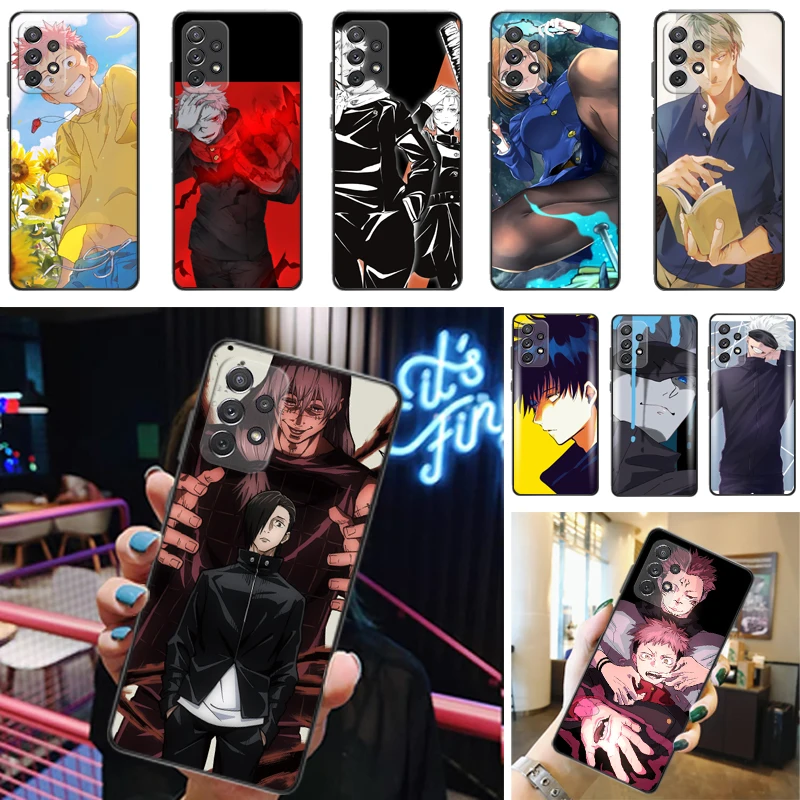 Jujutsu Kaisen Satoru Gojo Fushiguro Megumi Yuji Itadori Sukuna Phone Case For Samsung Galaxy A52 A72 4G 5G Soft TPU Funda 
Jujutsu Kaisen Satoru Gojo Fushiguro Megumi Yuji Itadori Sukuna Phone Case For Samsung Galaxy A52 A72 4G 5G Soft TPU Funda