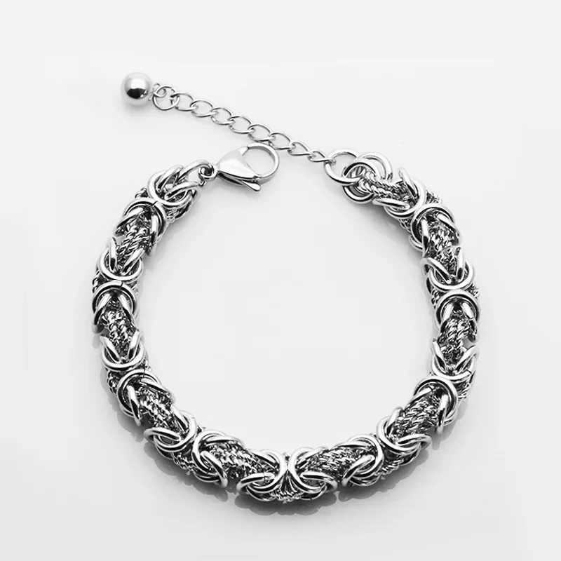 Fashionable Titanium Steel Stainless Steel Clasp Bracelet Trendy All-match Simple Jewelry for Men and Women
Fashionable Titanium Steel Stainless Steel Clasp Bracelet Trendy All-match Simple Jewelry for Men and Women