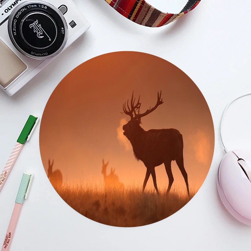 MRGLZY Round Mouse Pad Laptop Office Home Keyboard Carpet Pad Desktop Lock 200x200MM Mouse Pad Table Deer Animal
MRGLZY Round Mouse Pad Laptop Office Home Keyboard Carpet Pad Desktop Lock 200x200MM Mouse Pad Table Deer Animal