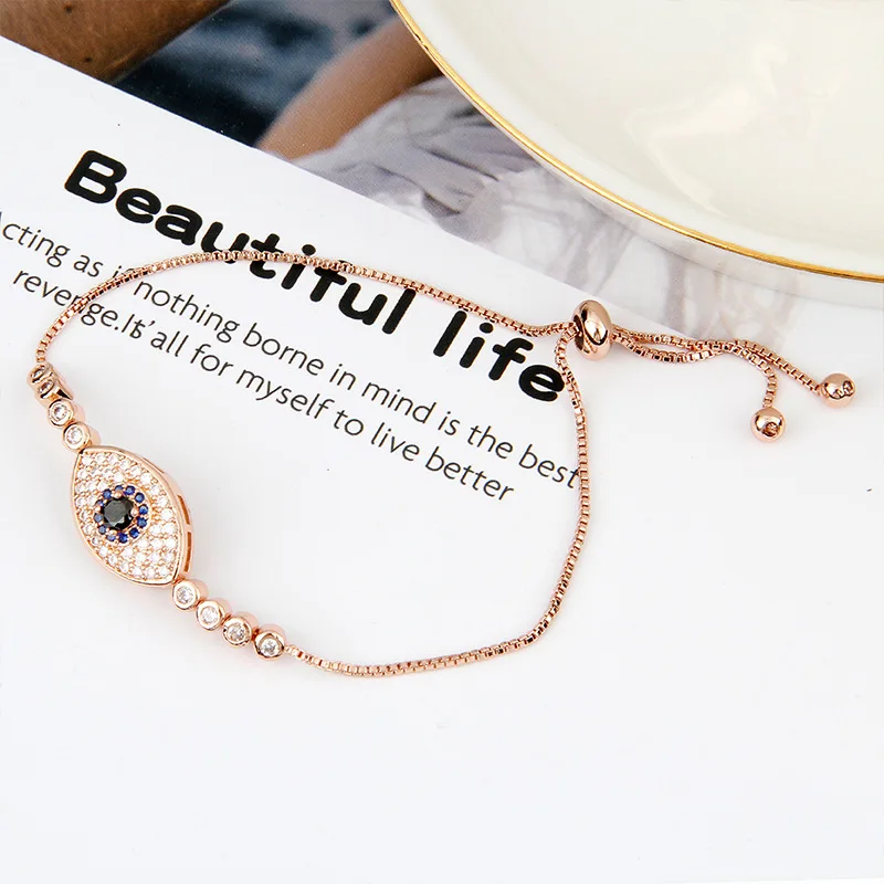 New Devil's Eye Blue Diamond Bracelet 
New Devil's Eye Blue Diamond Bracelet