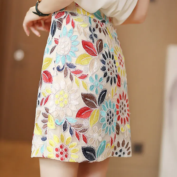 Embroidered A-line skirt women's spring and autumn summer 2021 new design sense minority high waist show thin package hip skirt
Embroidered A-line skirt women's spring and autumn summer 2021 new design sense minority high waist show thin package hip skirt