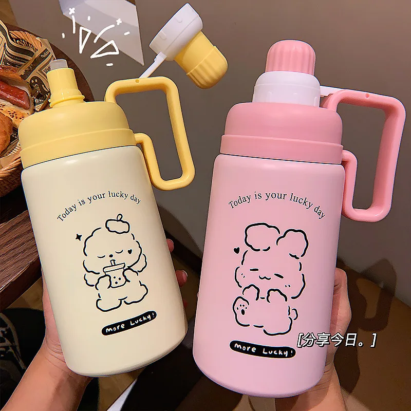 880ml Kawaii Coffee Mug Travel Cup Vacuum Bottle Heat Cool Keep Insulation Vacuum Flask Straight Cup Creative Daily Portable Cup 
880ml Kawaii Coffee Mug Travel Cup Vacuum Bottle Heat Cool Keep Insulation Vacuum Flask Straight Cup Creative Daily Portable Cup
