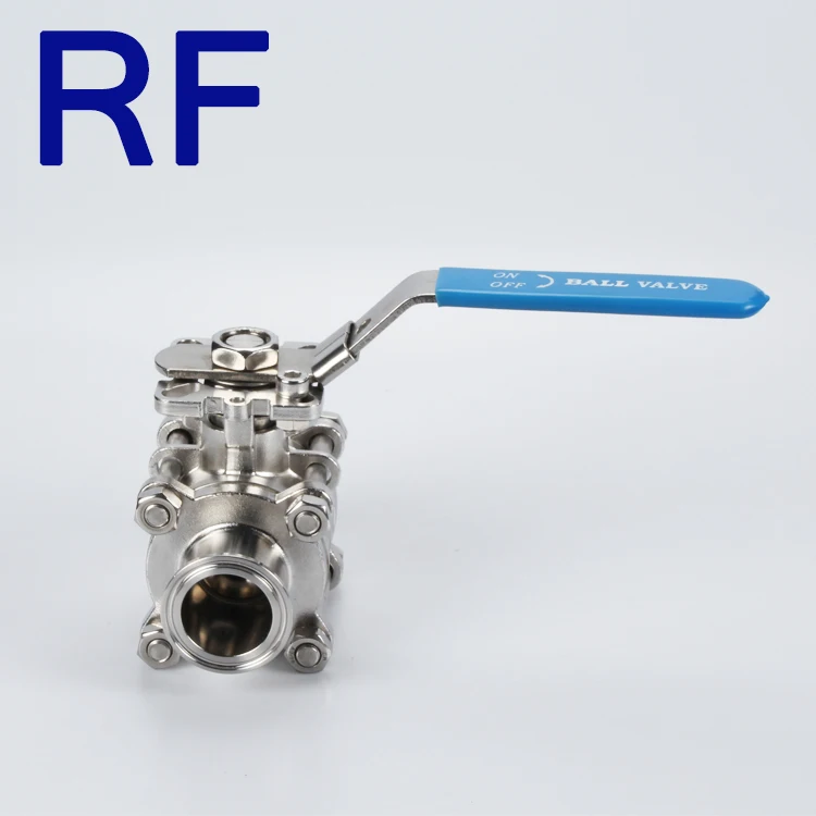 RF Sanitary Stainless Steel ss316L Clamp/Welding Three-piece Ball Valve Butt Weld 3pc Ball Valve for Food
RF Sanitary Stainless Steel ss316L Clamp/Welding Three-piece Ball Valve Butt Weld 3pc Ball Valve for Food