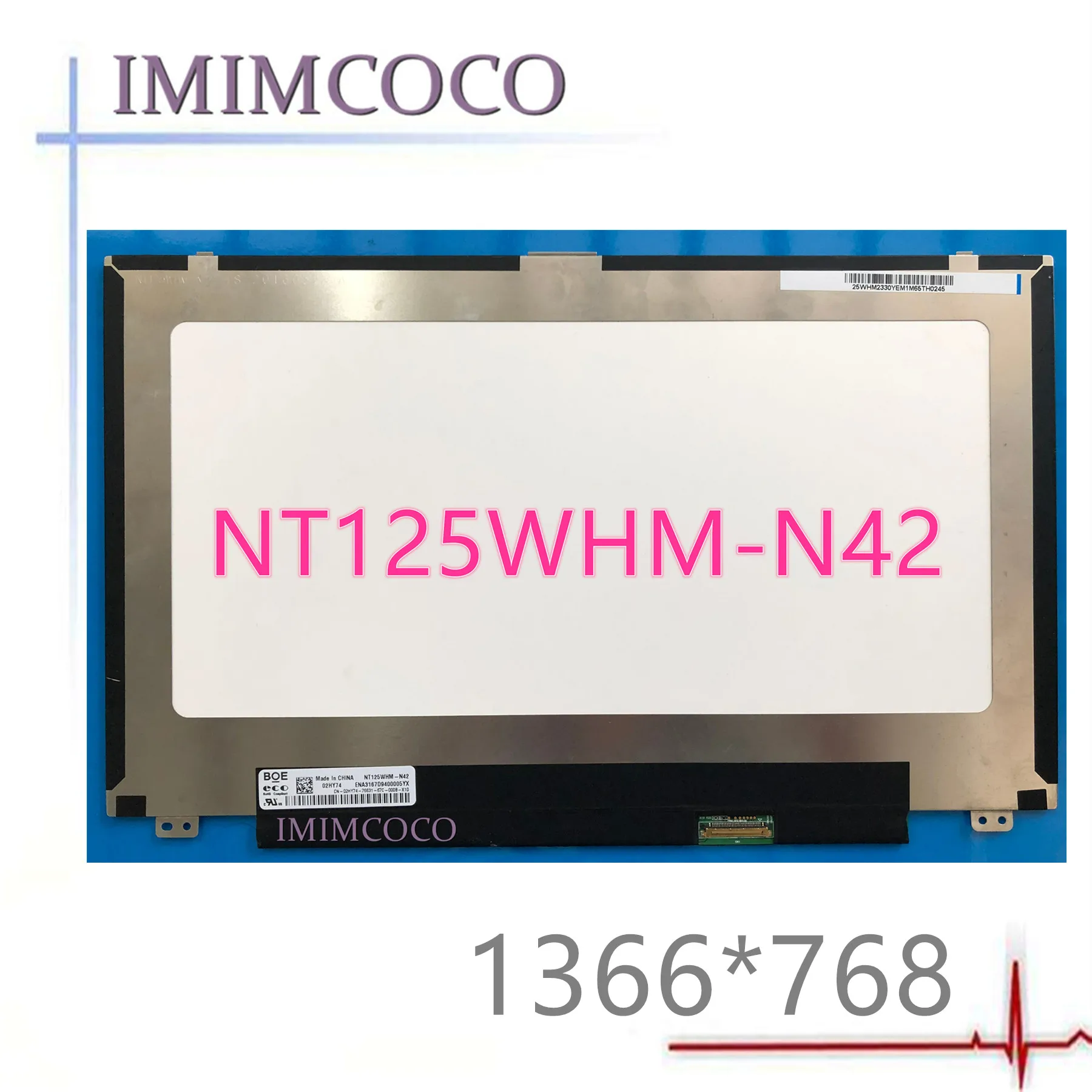 12 5 "светодиодный экран для ноутбука NT125WHM N42 подходит M125NWR1 B125HAN02.3 Dell Latitude 7280 5288 5280 30PIN 2 резьбовыми