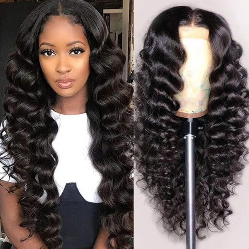 13X4 Loose Deep Wave Lace Front Wigs 13x6 Lace Front Human Hair Wigs Transparent Lace Wigs Remy 30 Inches Closure Wig For Women
13X4 Loose Deep Wave Lace Front Wigs 13x6 Lace Front Human Hair Wigs Transparent Lace Wigs Remy 30 Inches Closure Wig For Women