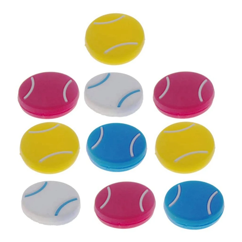 10PCS Tennis Racket Vibration Dampeners Tennis Shape Tennis Racquet Shock Absorbers Tennis Racket Strings Dampers
10PCS Tennis Racket Vibration Dampeners Tennis Shape Tennis Racquet Shock Absorbers Tennis Racket Strings Dampers