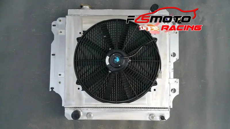 

Full Aluminum Radiator + Shroud+Fan Cooling For Jeep Wrangler YJ/TJ 2.4L-4.2L 1987-2006 87 88 89 90 91 92 93 94 95 06 05 04 03