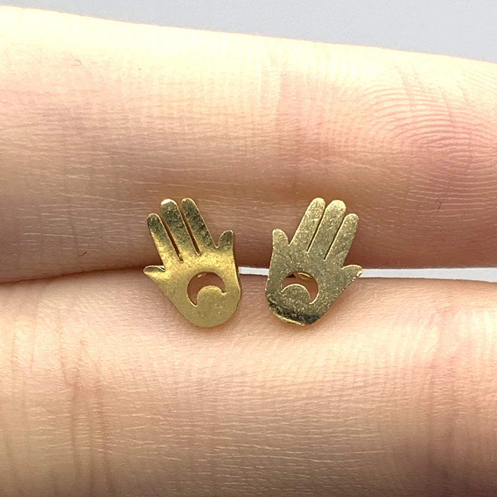 Simple Trendy Stainless Steel Metal Geometric Statement Gold Color Stud Earrings for Women Personality Ear Jewelry Brincos
Simple Trendy Stainless Steel Metal Geometric Statement Gold Color Stud Earrings for Women Personality Ear Jewelry Brincos