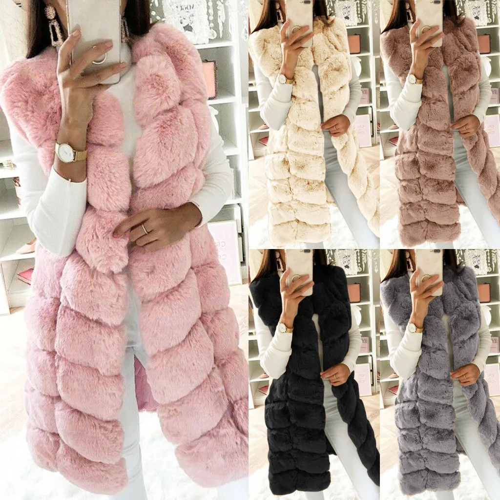 Women's Coat Coats Women Gilet Vest Winter Woman Clothes Clothing Faux Fur Jacket Sleeveless Waistcoat Female Jackets Outerwear
Women's Coat Coats Women Gilet Vest Winter Woman Clothes Clothing Faux Fur Jacket Sleeveless Waistcoat Female Jackets Outerwear