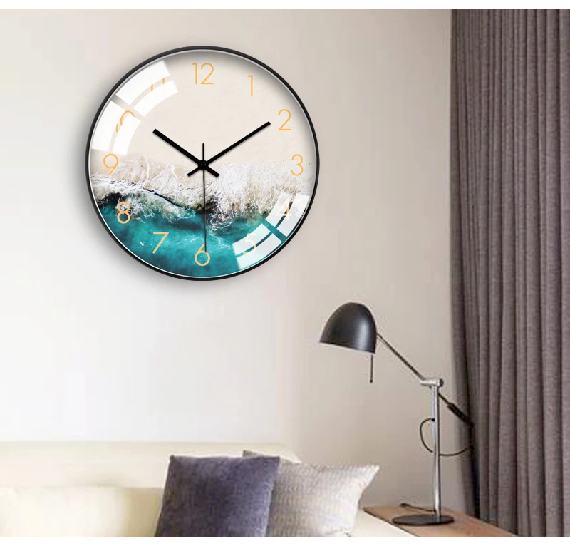 Light luxury Nordic creative clock bedroom wall fashion home living room simple mute table quartz
Light luxury Nordic creative clock bedroom wall fashion home living room simple mute table quartz